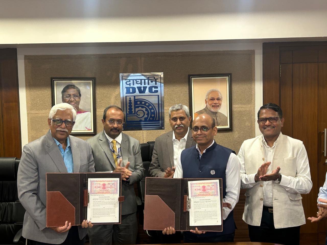 DVC inks agreement with Coal India Ltd. for setting up of 2x800 MW Ultra Supercritical Units as part of brownfield expansion of DVC's Chandrapura Thermal Power Station at Jharkhand